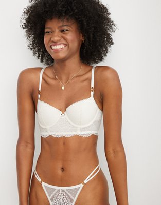 Aerie Real Power Paisley Lace Balconette Bra