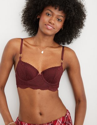 Aerie Real Power Paisley Lace Balconette Bra