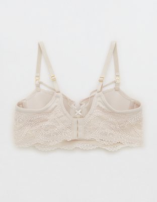 Aerie Real Power Paisley Lace Strappy Balconette Bra