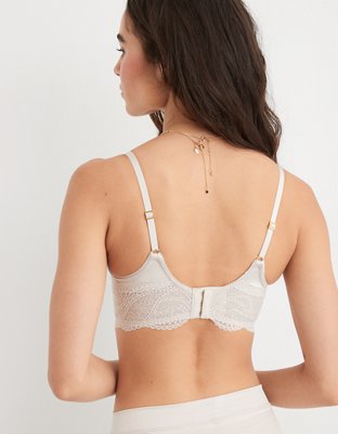 Aerie Real Power Paisley Lace Strappy Balconette Bra