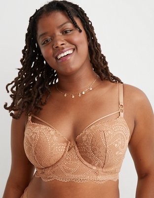 Aerie Real Power Paisley Lace Strappy Balconette Bra
