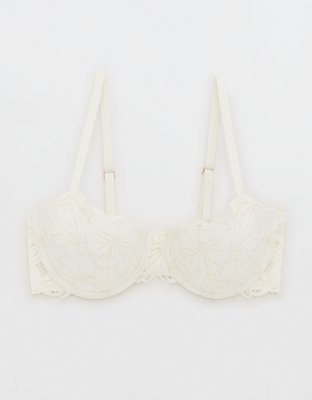 Aerie Real Power Balconette Beach Daze Lace Bra