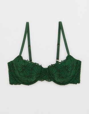 Aerie Real Power Balconette Beach Daze Lace Bra