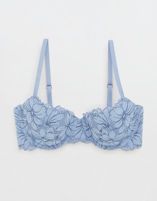 Aerie Real Power Balconette Beach Daze Lace Bra