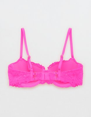 Aerie Real Power Balconette Beach Daze Lace Bra