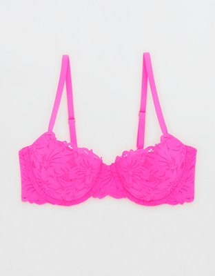 Aerie Real Power Balconette Beach Daze Lace Bra