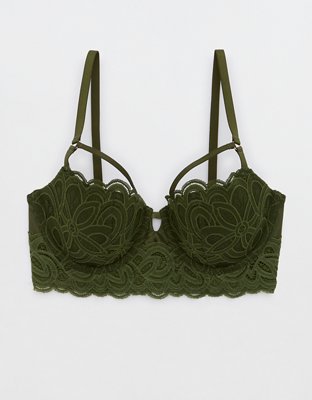 Show Off Balconette Rooftop Garden Lace Bra