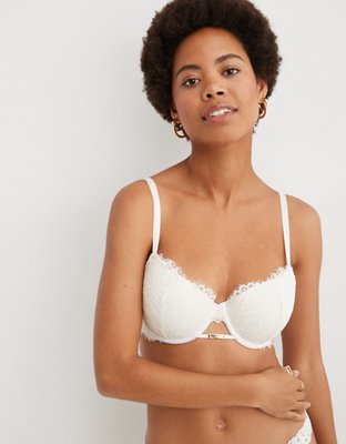 American Eagle SMOOTHEZ Lace Bra-ish Wireless Bralette - 2693_3692_582