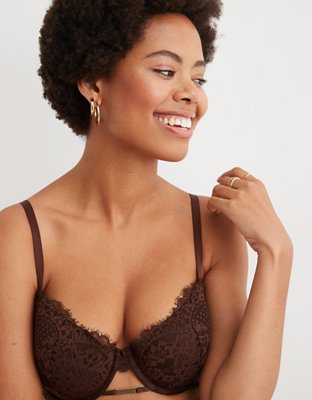 Smooth Lightly Lined Balconette Bra With Eyelet Lace