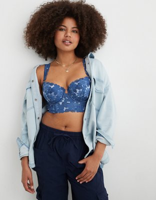 Show Off Lace Padded Longline Bralette