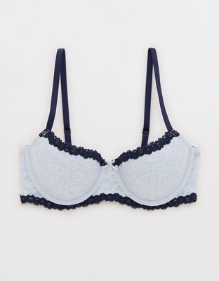 Show Off Balconette Bra Ligeramente Relleno con Encaje Vintage