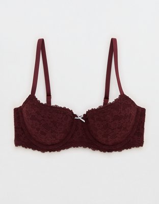 Show Off Balconette Bra Ligeramente Relleno con Encaje Vintage
