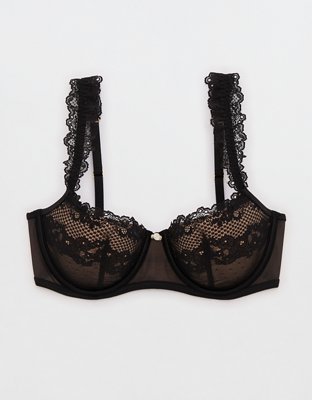 Show Off Frosted Floral Lace Lightly Lined Balconette Bra