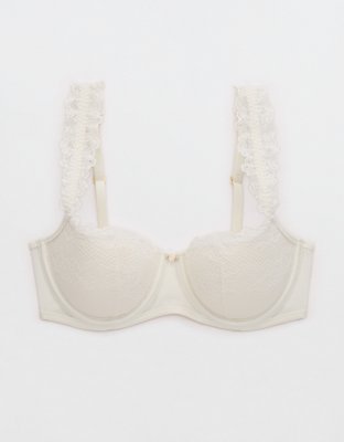 Show Off Frosted Floral Lace Lightly Lined Balconette Bra