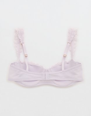 Show Off Frosted Floral Lace Lightly Lined Balconette Bra