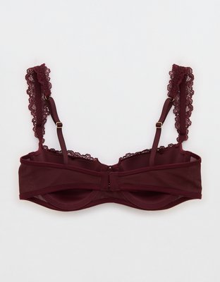 Show Off Frosted Floral Lace Lightly Lined Balconette Bra