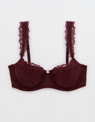 Show Off Frosted Floral Lace Lightly Lined Balconette Bra