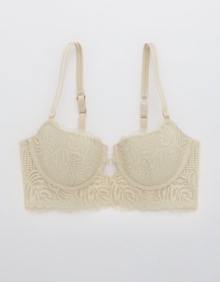 Aerie Real Power Balconette Lightly Lined Be Free Lace Bra