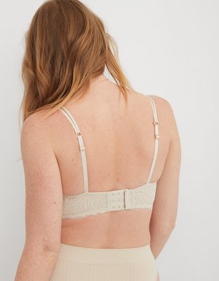 Aerie Real Power Balconette Lightly Lined Be Free Lace Bra