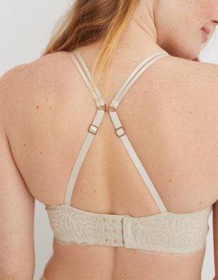 Aerie Real Power Balconette Lightly Lined Be Free Lace Bra