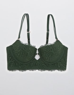 Aerie Real Power Balconette Lightly Lined Be Free Lace Bra