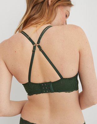 Aerie Real Power Balconette Lightly Lined Be Free Lace Bra