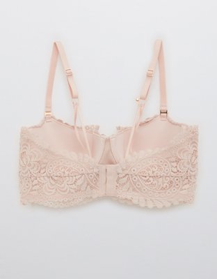 Aerie Real Power Balconette Lightly Lined Far Out Lace Bra