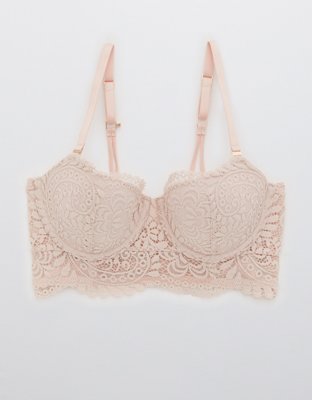 Aerie Real Power Balconette Lightly Lined Far Out Lace Bra