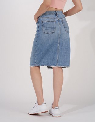 AE Denim Midi Skirt