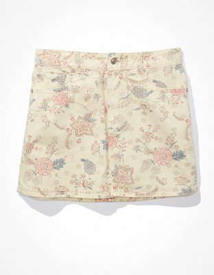 Женские юбки American Eagle AE Super High-Waisted Floral Mini Skirt — фото 3