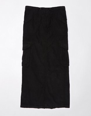 Black corduroy outlet maxi skirt