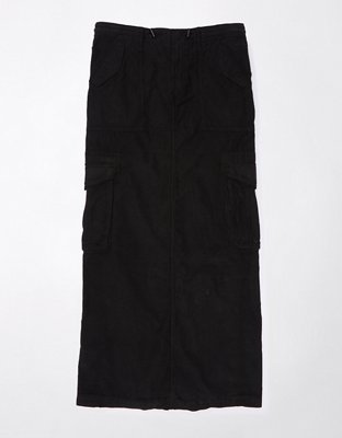 AE Low-Rise Corduroy Maxi Skirt