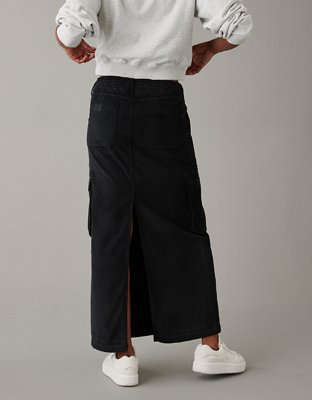 Женские юбки American Eagle AE Low-Rise Corduroy Maxi Skirt — фото 2