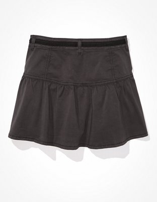 AE High-Waisted Drawstring Mini Skirt