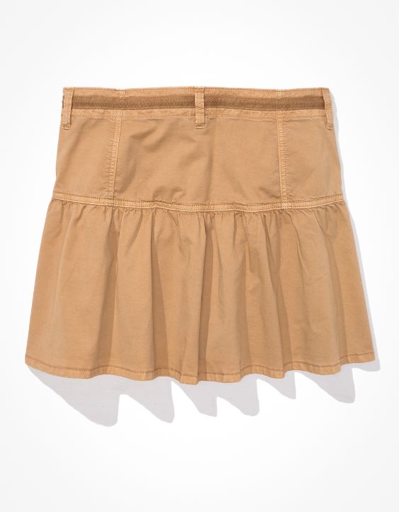 AE High-Waisted Drawstring Mini Skirt