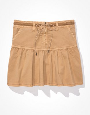 AE High-Waisted Drawstring Mini Skirt