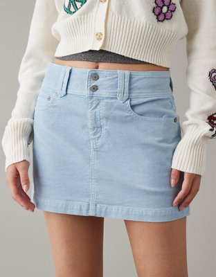 Women's high discount waisted corduroy skirt