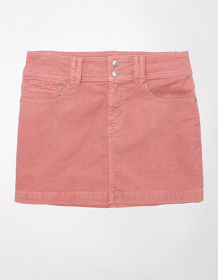 AE Super Stretch High-Waisted Corduroy Mini Skirt