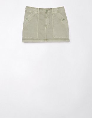 Женские юбки American Eagle AE Snappy Stretch High-Waisted Convertible Maxi Cargo Skirt — фото 6