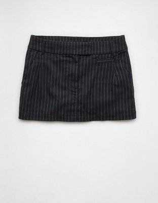 AE High-Waisted Pinstripe Mini Skort