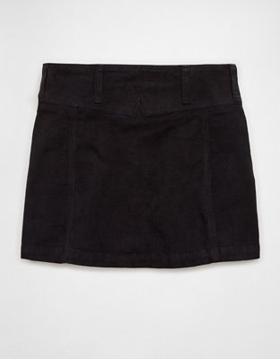 AE High-Waisted A-Line Corduroy Mini Skirt