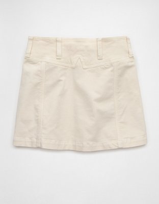 AE High-Waisted A-Line Corduroy Mini Skirt