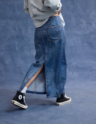Женские юбки American Eagle AE x Aerie DBL Take High-Waisted Maxi Skirt — фото 2