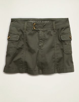 AE Low-Rise A-Line Mini Skirt