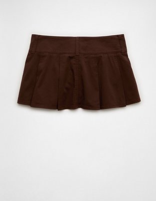 AE Stretch Super Low-Rise Perfect Pleated Micro Skort