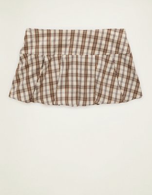 AE Super Low-Rise Pleated Micro Skirt