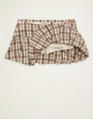 AE Super Low-Rise Pleated Micro Skirt