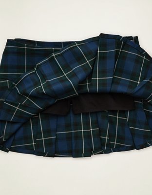 AE Super Low-Rise Pleated Micro Skirt