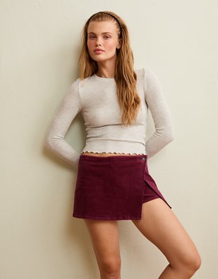 AE High-Waisted Wrap Skirt