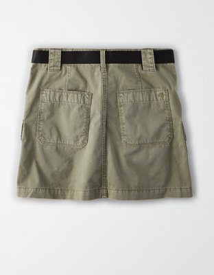 Женские юбки American Eagle AE Super High-Waisted Cargo A-Line Skirt — фото 3